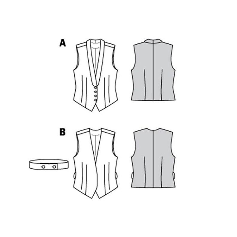 Waistcoat/Gilet, Burda 6172 | 34-44,  image number 8