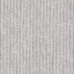 Linen Cotton Blend Narrow Stripes – black/offwhite, 
