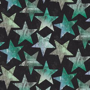 Softshell stars – black/green, 