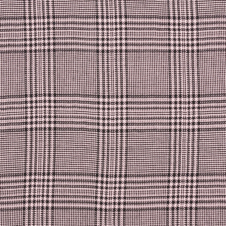 viscose fabric Glen Plaid – dusky pink/black,  image number 1