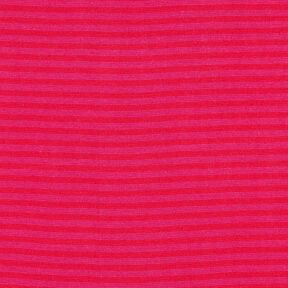 Ribbing Striped tubular fabric – fire red/intense pink, 