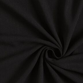 Soft viscose linen – black, 