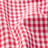 Cotton Vichy check 0,5 cm – red/white,  thumbnail number 2