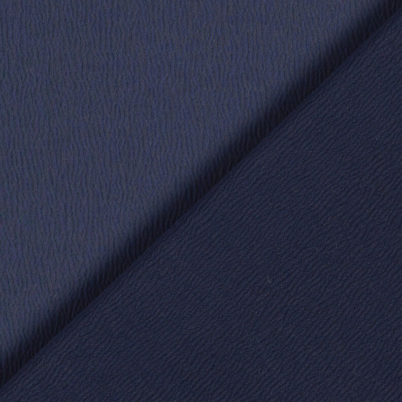 Crepe satin plain – navy blue,  image number 3