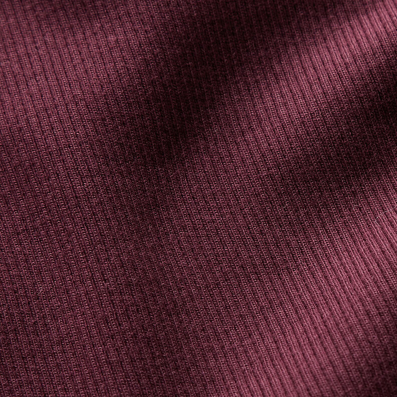 Fine rib Cotton Jersey – merlot,  image number 2