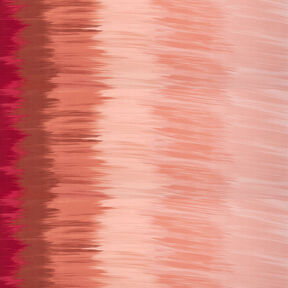 Viscose Jersey Colour gradient vertical stripes – dark red/apricot, 