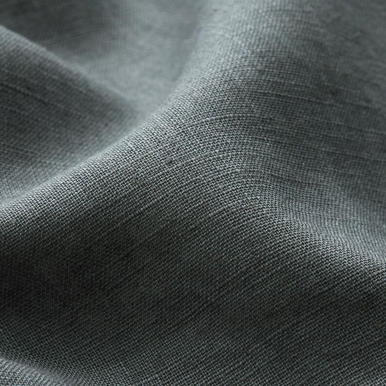 Lightweight linen blend pre-washed – elephant grey,  image number 3