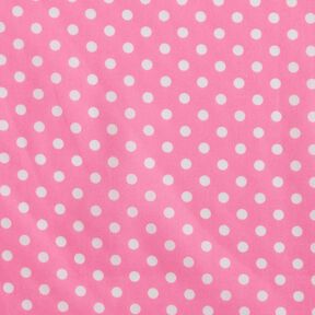 Cotton Poplin Polka dots – pink/white, 