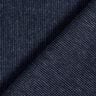 Wool blend fine stripes – midnight blue/denim blue,  thumbnail number 3