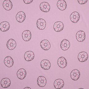 Cotton Jersey Glittery donuts | by Poppy – pastel violet, 