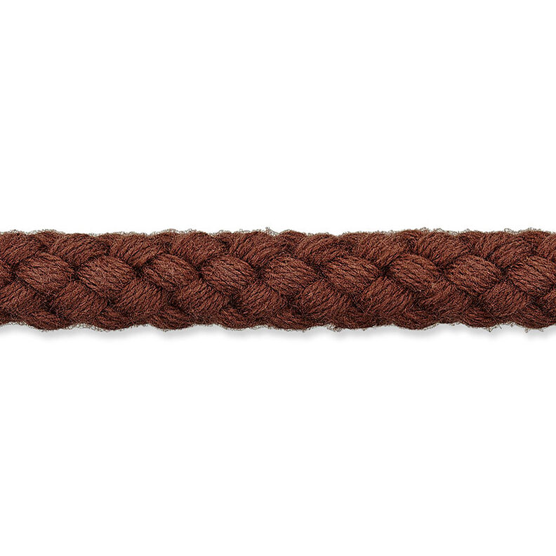 Cotton cord [Ø 7 mm] – medium brown,  image number 1