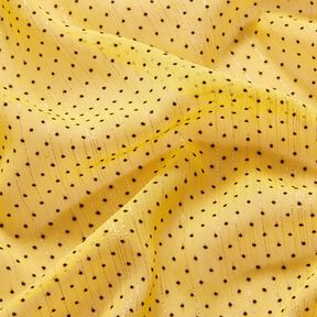 Glitter stripes and dots chiffon – lemon yellow, 
