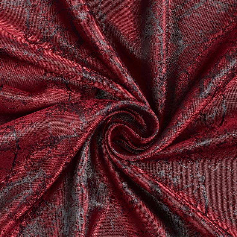 Lining Fabric Jacquard Marbled – burgundy,  image number 3