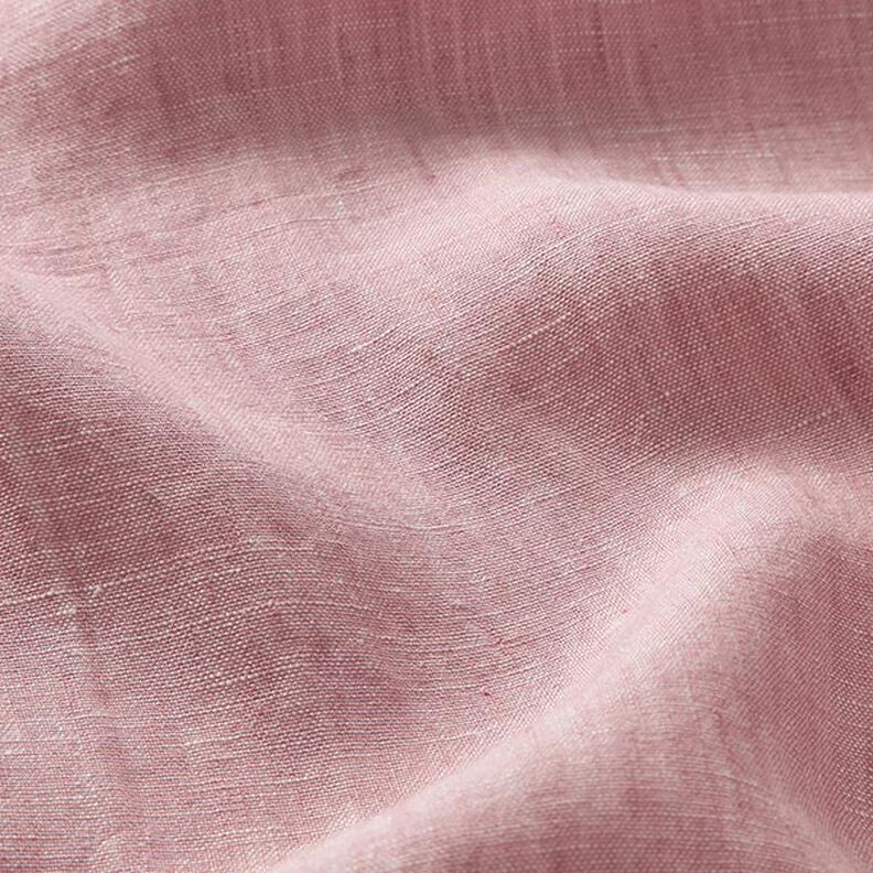 Mottled pure linen – dusky pink,  image number 3