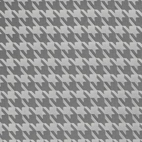 Lining Fabric Jacquard Houndstooth – light grey/dark grey, 