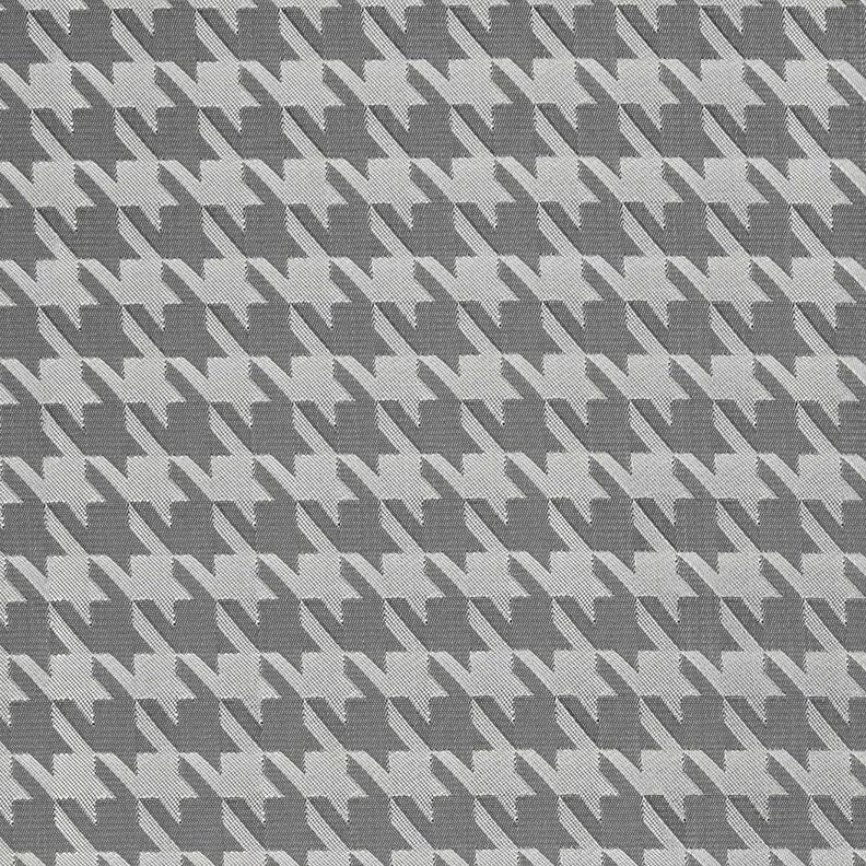 Lining Fabric Jacquard Houndstooth – light grey/dark grey,  image number 1