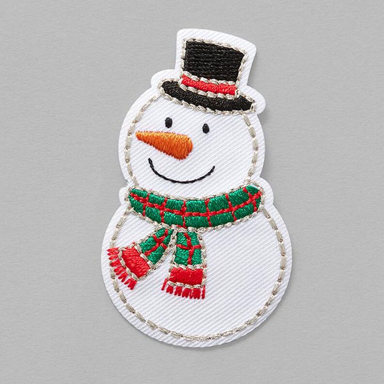 Patch Snowman [6 cm],  image number 1