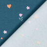 GOTS Cotton Jersey Flowers and hearts | by Poppy blue-black,  thumbnail number 4