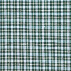 Cotton fabric overlaid gingham – fir green/light blue, 