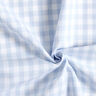Cotton Vichy check 1 cm – light wash denim blue/white,  thumbnail number 3