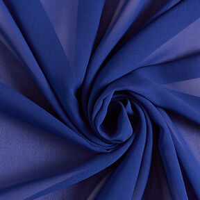 Silk Chiffon – navy blue, 