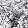 Decor Fabric Jacquard Village in line art – black/white,  thumbnail number 2