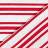 Viscose jersey, irregular glitter stripes – offwhite/red,  thumbnail number 4