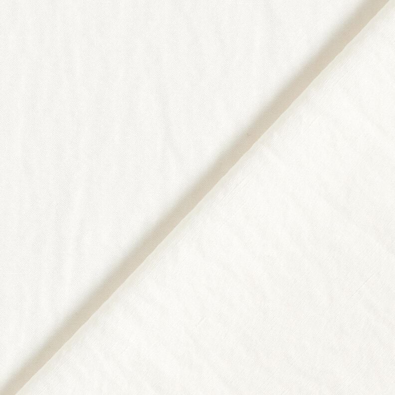 Plain viscose linen blend shirt fabric – white,  image number 3