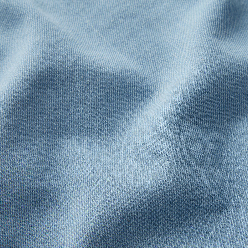 Cotton denim stretch medium – light blue,  image number 2