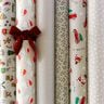 Decor Fabric Half Panama Christmas branch – natural/fir green,  thumbnail number 8