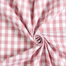 Cotton Vichy check 1 cm – dusky pink/white,  thumbnail number 3