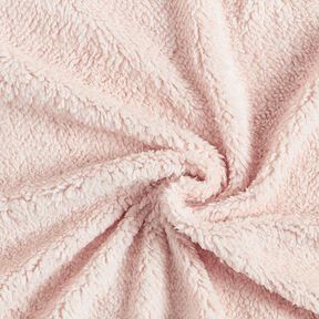 Faux Fur Teddy Fabric – light pink, 