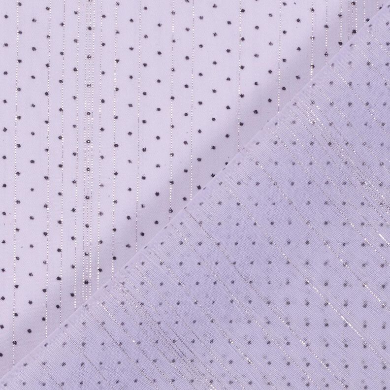 Glitter stripes and dots chiffon – mauve,  image number 4