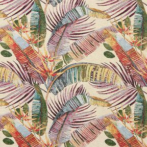 Decor Fabric Tapestry Fabric Palm Fronds – light beige/olive, 