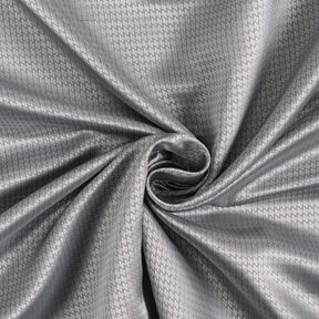 Lining Fabric Jacquard Zig-zag stripes – light grey, 