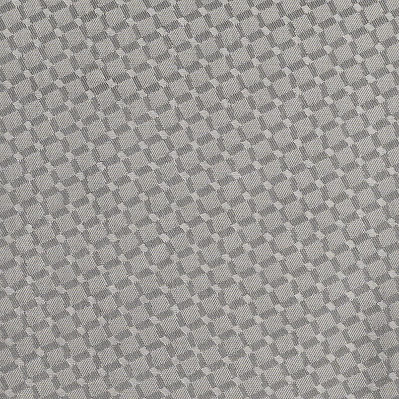 Lining Fabric Jacquard Diamonds – grey,  image number 1