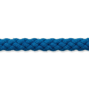 Cotton cord [Ø 7 mm] – navy blue, 