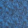 Chiffon Zebra Stripes – blue/black,  thumbnail number 1