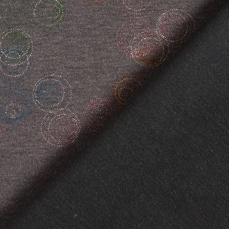 Viscose Jersey Colourful Circles – stone grey,  image number 4