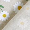 Decor Fabric Half Panama daisies – natural/white,  thumbnail number 4