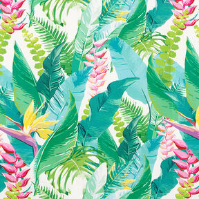 Outdoor Fabric Canvas Tropical Jungle – turquoise, 