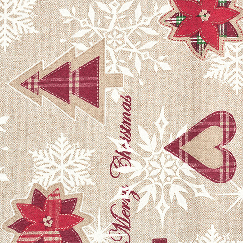 Canvas Decor Fabric Christmas Motifs – beige,  image number 6