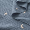 Double Gauze/Muslin Embroidered stars | by Poppy blue grey,  thumbnail number 4