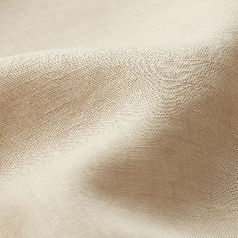 Lightweight linen blend pre-washed – almond,  image number 3