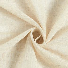 Curtain Fabric Voile Linen Look 300 cm – natural, 