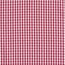 Gingham cotton – white/carmine,  thumbnail number 1