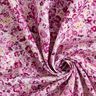 viscose fabric flower meadow – grape/white,  thumbnail number 3