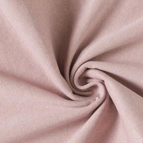 Glitter cuffs tubular fabric with lurex – dark dusky pink/metallic gold, 