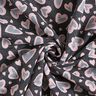 Brushed Sweatshirt Fabric Glitter Leopard Hearts – anthracite,  thumbnail number 5