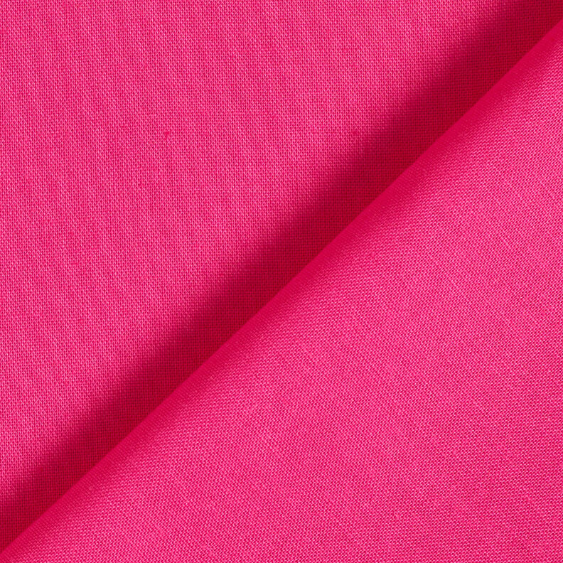 Cotton Cretonne Plain – intense pink,  image number 3